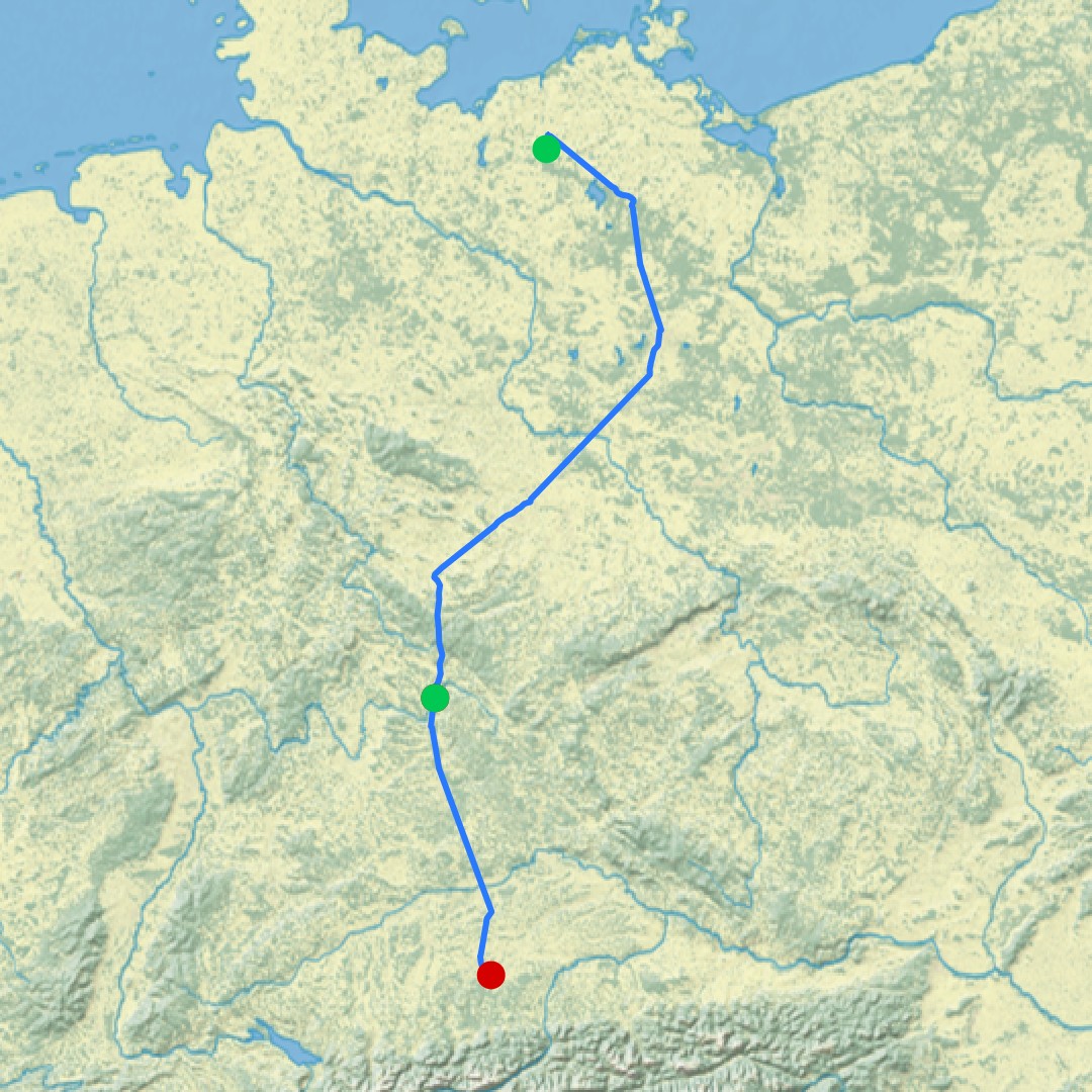 Day 1: Crossing Germany to Munich - 12.000 km - The Complete Silk Road #silkroad — Crossing Germany to Munich