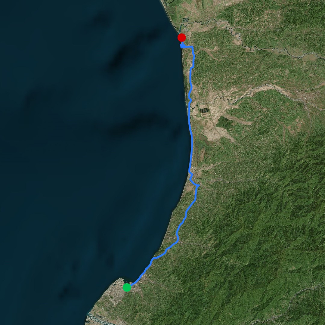 Day 13: Stuck in Georgia, Ureki Edition - 12.000 km - The Complete Silk Road #silkroad