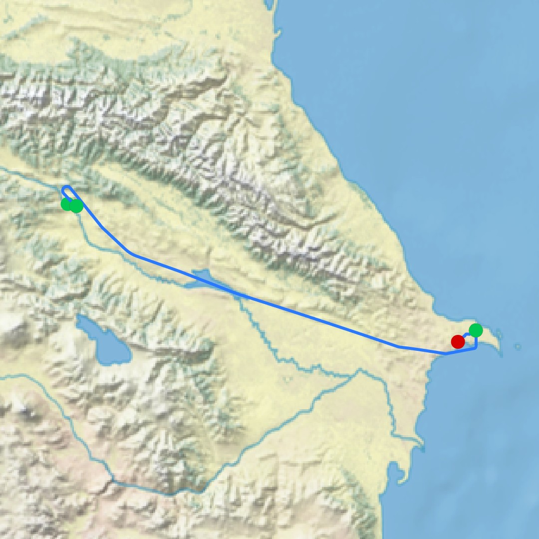 Day 17: Flight to Baku - 12.000 km - The Complete Silk Road #silkroad