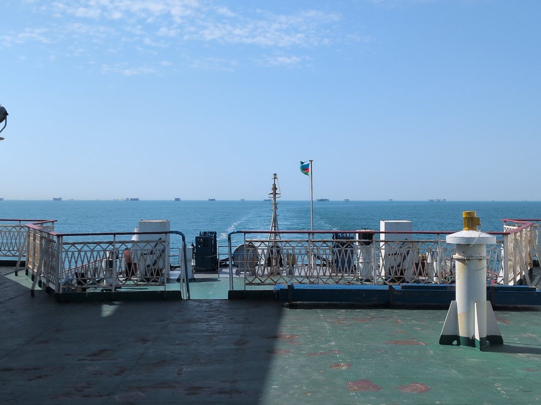 Day 22: Crossing the Caspian Sea - 12.000 km - The Complete Silk Road #silkroad