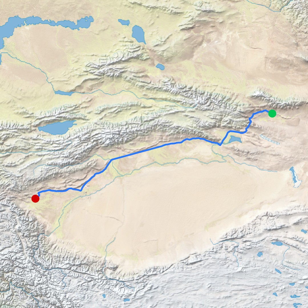 Day 31+32: Through the Taklamakan to Kashgar - 12.000 km - The Complete Silk Road #silkroad