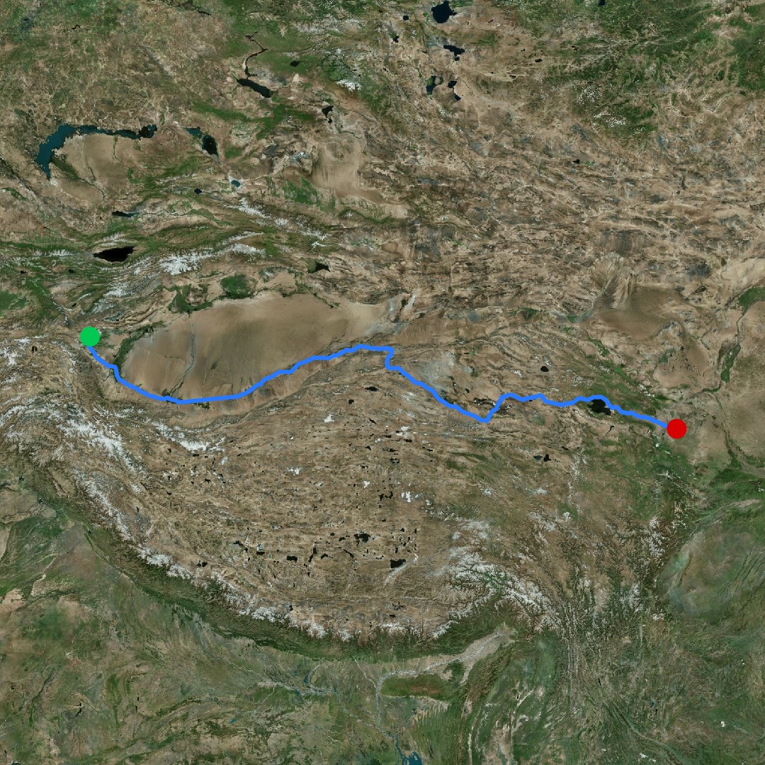 Day 34+35+36: 44 hours on a train: Taklamakan and Parts of Tibet - 12.000 km - The Complete Silk Road #silkroad